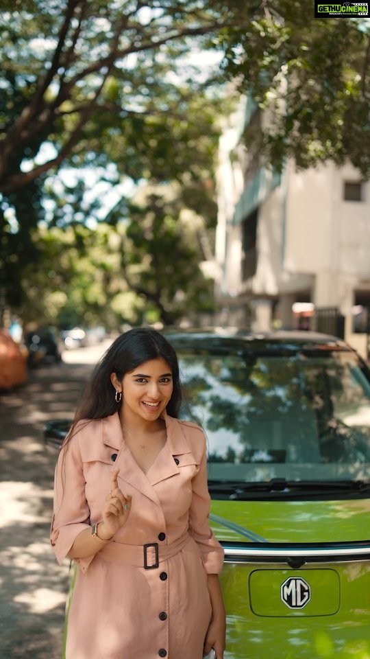 Pragya Nagra Instagram - MG Comet EV has truly transformed my daily city commute! It's not just electric, it's smart, hassle-free, and perfectly tailored to my everyday needs. Say goodbye to the ordinary and embrace effortless driving with Comet. 🚗⚡ @mgmotorin #CometEV #UrbanMobility #SmartEV Videography @prasanna._.s 💫
