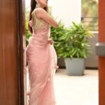 Pranitha Subhash Instagram - Crop top and pants or saree ? What’s your pick! (Swipe and lmk) ❤️