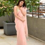 Pranitha Subhash Instagram - Barbie but make it desi ✨ Wearing @madzinlabel for the recent GRT :) Styled by @malkit_gill2697 and @sanjamkaur92 pics @framesbyvikaskakolu