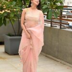 Pranitha Subhash Instagram - Barbie but make it desi ✨ Wearing @madzinlabel for the recent GRT :) Styled by @malkit_gill2697 and @sanjamkaur92 pics @framesbyvikaskakolu