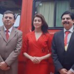 Pranitha Subhash Instagram - It is a pleasure to be a part of this important initiative by Livogen Tonic -‘Na Na Anemia Bus Yatra’ to increase awareness on Iron Deficiency Anemia. Being a woman myself, I urge all women who have experienced symptoms like weakness, tiredness, hair loss, paleness to not take it lightly and consult your doctor. Bolo India, Na Na Anemia! @livogen_in #LivogenIndia #NaNaAnemia #P&GHealth