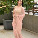 Pranitha Subhash Instagram - Barbie but make it desi ✨ Wearing @madzinlabel for the recent GRT :) Styled by @malkit_gill2697 and @sanjamkaur92 pics @framesbyvikaskakolu