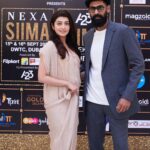 Pranitha Subhash Instagram – The @siimawards press meeting Dubai, UAE