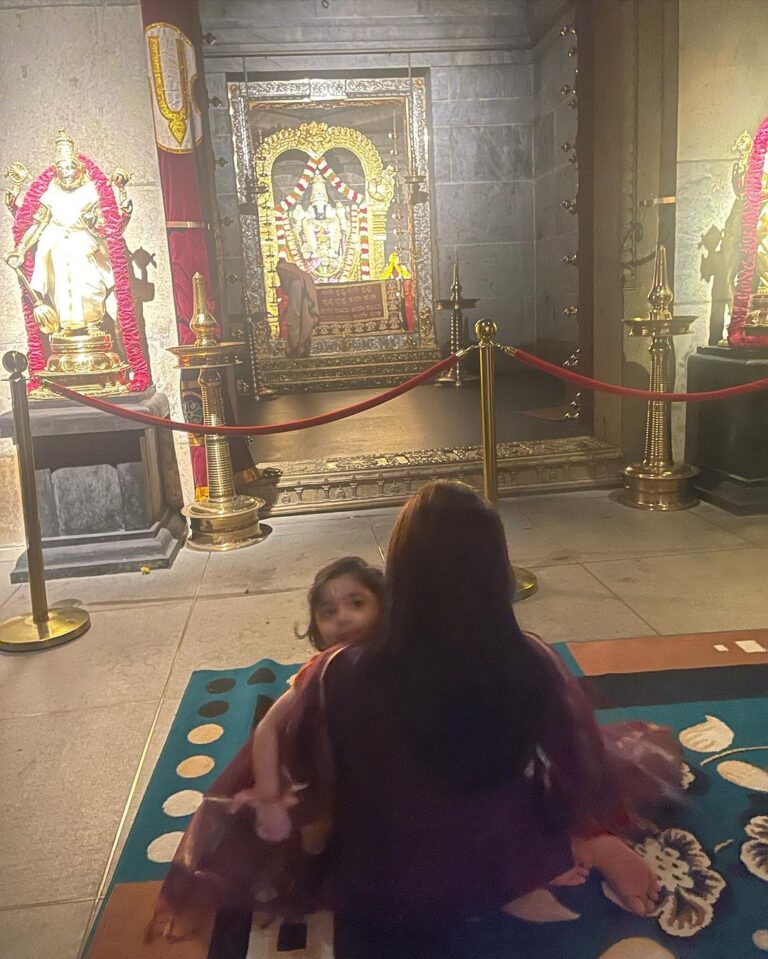 Pranitha Subhash Instagram - Visited ISKCON recently for Janmashtami , and it was an absolutely blissful experience ✨