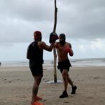 Prateik Babbar Instagram - Not your normal Beach workout 😎🔥 @_prat . . . . . #beachworkouts #prateikbabbar #beachworkout #boxingtraining #agilitytraining #functionaltraining #functionalworkout #combattraining #mondaymotivation #indianathlete Gold Coast Beach