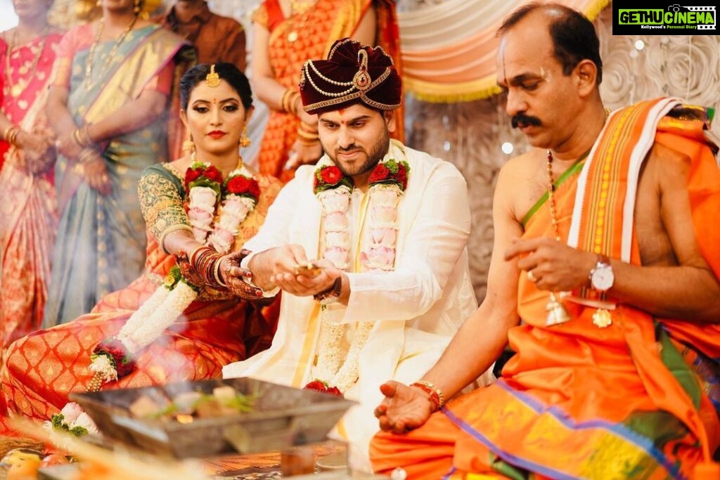 Pratheeksha G Pradeep Instagram - Shaadi..❤️ #marriage #cousin #happy