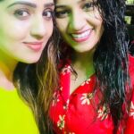 Pratheeksha G Pradeep Instagram - R v Crazy 😜 #reelitfeelit #rainyday #happyday #friendshipgoals #nightout #instadaily #instamood #goodvibes #favorite