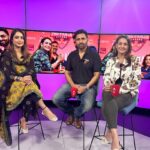 Preeti Jhangiani Instagram – Great time at the @abpnewstv studio with @_fauzianaaz_ and @jhangianipreeti talking about @propanjaleague coming July 28th on @sonysportsnetwork and @fancode #LagaPanja #BharatKaKhel #propanjaleague New Delhi