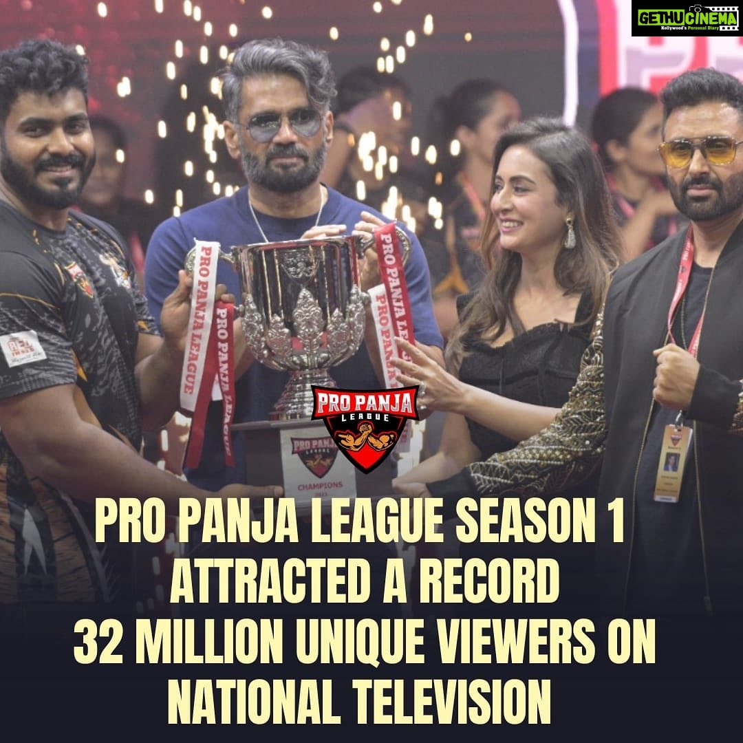 Preeti Jhangiani Instagram - Proud of the whole team for making the @propanjaleague start off with a bang and get such great numbers from the very first season itself βπ» special thanks to @suniel.shetty ji for the great support and @sonysportsnetwork for the constant marketing push @shishir.gupta.90 @nevillebastiano @lucifers_passion #propanjaleague #propanjafamily #sportsleague India
