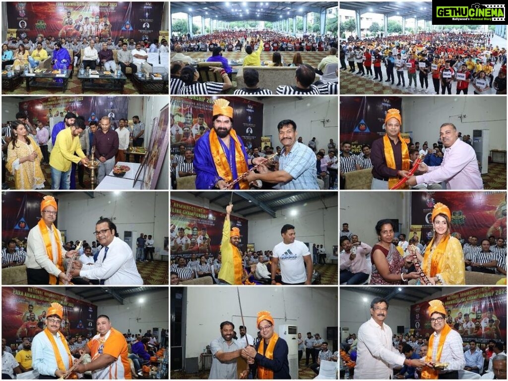 Preeti Jhangiani Instagram - Moments from the opening night of the @pafi.india National Championships in Mathura @glauniv @uttarpradesharmwrestling @asian_armwrestling_federation GLA University