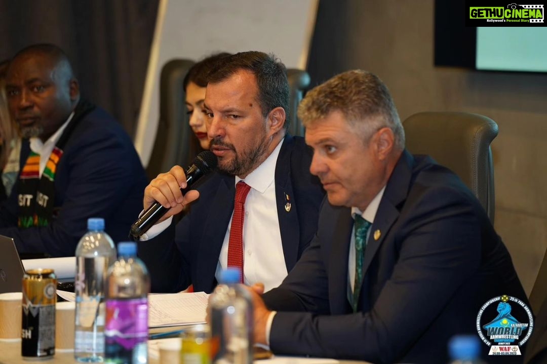 Preeti Jhangiani Instagram - some images from the @wafarmwrestling World Congress where PAFI was accepted as a full member and @jhangianipreeti was invited to give an acceptance speech. The meeting was also attended by PAFI Gen Sec @delhiarmwrestling Thanks @wafarmwrestling and @asian_armwrestling_federation (All images copyright @wafarmwrestling) Almaty, Kazakhstan