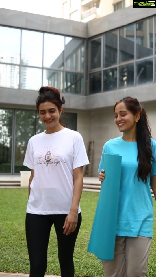 Preetika Rao Instagram - Yoga becomes a part of my lifestyle with the fabulous apparel & yoga accessories from BYOGI @byogi.official - in-house @artofliving I @preetika_pree am joined by my dear friend and world renowned Yoga Ambassador & Coach @ankitasoodyoga on the occasion of International Yoga Day that we celebrate tomorrow world-wide! #yoga #internationalyogaday #yogainspiration #yogateacher #yogaday #yogaday2023 #yogalove #yogaeveryday