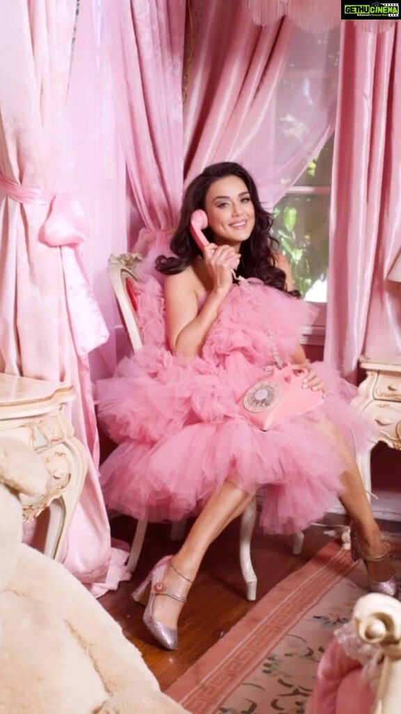 Preity Zinta Instagram - Channeling my inner Barbie 💖Did this fun shoot some time ago & couldn’t resist posting it after seeing #Barbie this weekend. LOVED the movie & the fact that the theater was mostly Pink 💖 So much fun watching a movie after so long. 📸@ashguptaofficial. #Barbiethemovie #Movieweekend #Ting West Hollywood, California