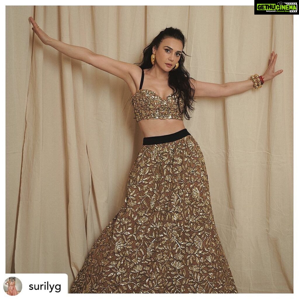Preity Zinta Instagram - Did this shoot on my last trip to Mumbai between IPL matches. It was so much fun. Congratulations @surilyg on completing 20 years. So proud of you and how far you have come ❤️❤️ Posted @withregram • @surilyg Did you know that Salaam Namaste was the first film Surily DP Goel ever styled? She has been friends with @realpz every since! #20YearsOfSurilyG Photographer @rohanshrestha Styling and creative direction @anaitashroffadajania Assisted by @neonasanjaybahri Makeup @makeupbyriddhima Hair @miteshrajani Production @p.productions_ Earrings and rings @misho_designs Bracelets @simranchhabrajewels #surilyg #anniversary #celebration #20years #fashion #fashiondesigner #newcollection #bollywoodactor #bollywoodfashion #bollywoodstyle #bollywoodicon #bollyfashion #preitygzinta