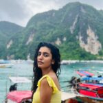 Priya Varrier Instagram – Who could resist the clear blue waters at Phi Phi?
Not even the two of my best friends who were trembling at the thought of getting in.
None of us know how to swim,yet had the best time snorkeling and just chilling with the fishies!🐬
Thank you @angsanalagunaphuket for your hospitality and @pickyourtrail for making it happen! Phi Phi Islands, Thailand