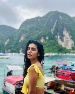 Priya Varrier Instagram - Who could resist the clear blue waters at Phi Phi?
Not even the two of my best friends who were trembling at the thought of getting in.
None of us know how to swim,yet had the best time snorkeling and just chilling with the fishies!🐬
Thank you @angsanalagunaphuket for your hospitality and @pickyourtrail for making it happen!