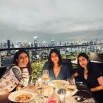 Priya Varrier Instagram – A night to remember!🥂 Vertigo Rooftop and Moon Bar At Bayan Tree Bangkok