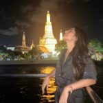 Priya Varrier Instagram - Dream come true with my forever favourites!💋 Thank you @pickyourtrail for always making my vacations the best and @banyantreebangkok for your hospitality.The saffron dinner cruise was something else🤩 #pickyourtrail #hasslefreeholidays #banyantreebangkok #saffroncruisebybanyantree PS: My shimmery outfit is from @western_lady_ styled by @ashna_aash_ Banyan Tree Bangkok