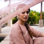 Priya Varrier Instagram - “सुनहरी हवा”🪶 Wearing: @silpaa.in Styling: @styledbysmiji Photography: @premsampaul HMU: @neethu_makeupartist Styling asst: @siraj_saleem_