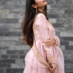 Priya Varrier Instagram - “गुलाबी डोरी है बंधी ये चोरी है”💗 Styling: @styledbysmiji Photography: @picstory_josecharles Wearing: @jigarmaliofficial Jewellery: @osvagindia