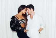 Priyanka Chopra Instagram - You are a magnet @nickjonas MM and I are so lucky to have you❤️ Congratulations on the start of an incredible tour. You’re all in for a huge ride! Let’s gooooo! Great job JB team the Band, the crew. The show was seamless and awe inspiring. Round 2 tonight! ❤️🙏🏽👏💪🏽 📸 : @nicolasgerardin Yankee Stadium