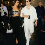 Priyanka Chopra Instagram - You are a magnet @nickjonas MM and I are so lucky to have you❤️ Congratulations on the start of an incredible tour. You’re all in for a huge ride! Let’s gooooo! Great job JB team the Band, the crew. The show was seamless and awe inspiring. Round 2 tonight! ❤️🙏🏽👏💪🏽 📸 : @nicolasgerardin Yankee Stadium