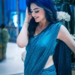 Priyanka Mondal Instagram - নীল রঙ ছিল ভীষন প্রিয় 💙💙 📷 - @myself_suvam 🔗 - @rudrakshprnads #photos #photooftheday #picoftheday #portraits #portraitphotography #trending #foryou #explorepage #instagood #sareefashion #fashionmodel #actor #instafashion #instagram #follow JW Marriott Hotel Kolkata