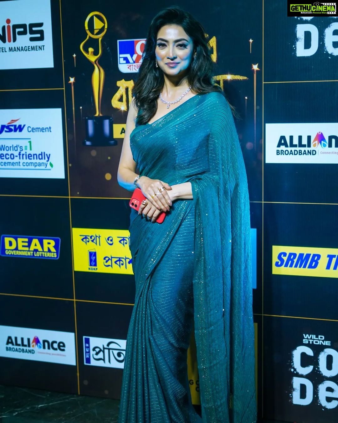 Priyanka Mondal Instagram - About Last Night π #GhoreBioscopeAwards by @tv9_bangla Mkup & hair @pritha_dutta_official Saree- @sochstories π· - @myself_suvam π - @rudrakshprnads #photos #portraits #portraitphotography #photooftheday #picoftheday #trending #foryou #explorepage #award #awardshow #instagood #instagram #kolkata JW Marriott Hotel Kolkata