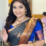 Priyanka Nalkari Instagram - #aftermarriage #1stadshoot #saree #poser #chennai #lovemyprofession #seetha #roja #priyankanalkari #happywife #married #instagram Jewellery @gold_copy1486 😍