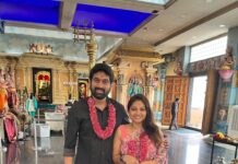 Priyanka Nalkari Instagram - #venkateshwaraswamy #temple #positivevibes #anjaneya #couplegoals #wifeylife #actress #malysia #tamil #telugu #perumaltemplebrickfield Brickfields