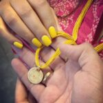 Priyanka Nalkari Instagram - #firstkaasu #laxmikaasulu #sravanamasam #feelingblessed #🙏🏻 #goodmorning #laxmi #wifelife #actress #positivevibes #instagram