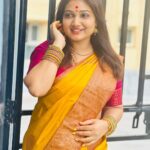 Priyanka Nalkari Instagram - #varalaxmivratham #1sttime #aftermarriage #blessed #positivevibes #traditional #saree #actress #nalkarpriyanka #hyderabad #instagram