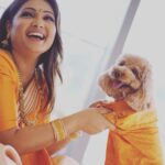 Priyanka Nalkari Instagram - #pandus #mypet #poodle #outfitgift @makeup.in_muah 😘cutewe #photoshoot #photography #photooftheday #instagram #instadaily #instagood #india #nalkarpriyanka #priyanka #actress #pc : @sriclicksinsta Makeover: @lenz_mua @hars_makeupartist