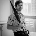 Priyanshu Painyuli Instagram - Me and my Pet were walking under a really small umbrella but didn’t get wet. How? #monsoonriddle No. 4 Shot by @jaiminacharya03 HMU by @sanjibmajumder