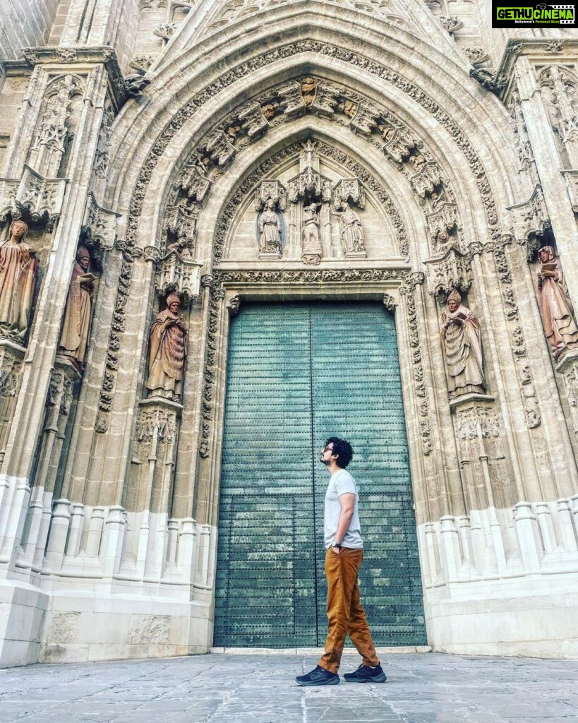 Priyanshu Painyuli Instagram - I love Big Doors. It helps you make a big entrance. I didn’t enter. Couldn’t find the bell to ring. #doorsofspain #spain #travel