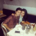 Priyanshu Painyuli Instagram – Happy 10 @vandanajoshi😘♥️Happy Decade to us 😁 here is 1 pic from each year of our relationship. ❤️
