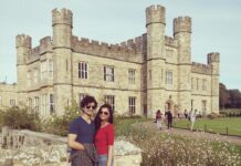 Priyanshu Painyuli Instagram - Happy 10 @vandanajoshi😘♥️Happy Decade to us 😁 here is 1 pic from each year of our relationship. ❤️