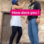 Punit Pathak Instagram - Was I wrong in doing this ? mann hua toh kar liya 🤷🏼‍♂️… @nidhimoonysingh biwi hai meri yaar ! 😝 . . #justforfun #masti #husband #wife #happy #fun #psenitak #instareels