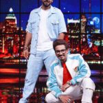 Punit Pathak Instagram - EMOTIONAL DAMAGE ! #entertainmentkiraathousefull @colorstv @haarshlimbachiyaa30 @rubinadilaik #show #fun #masti #torture #laughter #friends
