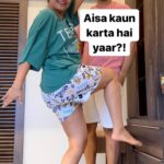 Punit Pathak Instagram - Watch till the end and tell me what happened… only men will understand !!! And btw happy friendship’s day @nidhimoonysingh . . #husband #wife #couplegoals #masti #fun #dance #instareels #friends #psenitak