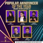 Punnagai Poo Gheetha Instagram - The TOP 5 from Popular Announcer of the Year! Vote for your favourite now🔥 Voting period is from now to 25th September,11.59pm! #ulagamawards2023 #astroulagam