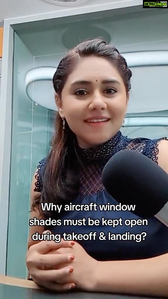Punnagai Poo Gheetha Instagram - Why aircraft window shades must be kept open during takeoff & landing? #naduvulehkonjembatilehkaanem