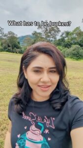 Punnagai Poo Gheetha Instagram - What has to be broken before you can use it? #HappySunday