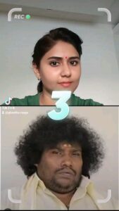 Punnagai Poo Gheetha Instagram - oh my gaaaadd!!
finally!! I found my twin 🤣
#YogiBabu #punnagaipoogheetha