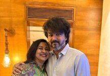 Raadhika Sarathkumar Instagram - Happy happy birthday dearest @actorvijay you amaze me and let the rockstar in you keep growing ❤️❤️❤️❤️❤️have a good one.