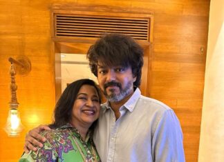 Raadhika Sarathkumar Instagram - Happy happy birthday dearest @actorvijay you amaze me and let the rockstar in you keep growing ❤️❤️❤️❤️❤️have a good one.