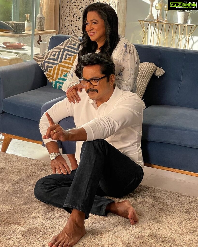 Raadhika Sarathkumar Instagram - Happiest birthday to the Lion heart of our lives @r_sarath_kumar ,your zeal and perseverance must grow from strength to strength.I wish u only the best from the bottom of my heart❤️❤️❤️❤️❤️❤️❤️❤️❤️❤️❤️❤️❤️❤️😍😍😍😍😍😍