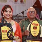 Rachana Narayanankutty Instagram - Received the prestigious Mukundaraja Smrithi Yuva Prathibha Puraskaram from the respected Minister K. Radhakrishnan (Minister for Welfare of Scheduled Castes, Scheduled Tribes and Backward Classes, Devaswoms, Parliamentary Affairs, Government of Kerala) in the presence of the doyen of Kathakali Sangeetham, Guru Shri Madambi Subrahmanian Namboothiri Ashan 🙏🏼 Thank you Wadakkanchery Municipality Council, Kerala Kalamandalam and Mukundaraja Samskarika Samithi for honouring and appreciating the efforts 🙏🏼🌈🌸 Dedicating this honour to my Amma and Achan, who are the very first reason for instilling in me an insatiable passion for dance 🙏🏼🤍🌈 #dancer #dancerlife #dancerlife #appreciation #awards #accolades #mukundaraja #mukundarajapuraskaram #yuvaprathiba ഈ വർഷത്തെ (2022) മുകുന്ദരാജ സ്മൃതി യുവപ്രതിഭാ പുരസ്കാരം ആദരണീയനായ മന്ത്രി കെ. രാധാകൃഷ്ണനിൽ (പട്ടികജാതി, പട്ടികവർഗ, പിന്നോക്ക വിഭാഗ ക്ഷേമ വകുപ്പ് മന്ത്രി, ദേവസ്വം, പാർലമെന്ററികാര്യം, കേരള സർക്കാർ) നിന്നും ഏറ്റു വാങ്ങി . കഥകളി സംഗീതത്തിന്റെ അധിപൻ ഗുരു ശ്രീ മാടമ്പി സുബ്രഹ്മണ്യൻ നമ്പൂതിരി ആശാന്റെ സാന്നിധ്യത്തിൽ സ്വീകരിക്കാൻ സാധിച്ചത് പുണ്യം 🙏🏼 പ്രയത്നങ്ങളെ ആദരിച്ചതിനും അഭിനന്ദിച്ചതിനും വടക്കാഞ്ചേരി മുനിസിപ്പാലിറ്റി കൗൺസിലിനും കേരള കലാമണ്ഡലത്തിനും മുകുന്ദരാജ സാംസ്കാരിക സമിതിക്കും നന്ദി. നൃത്തത്തോടുള്ള അടങ്ങാത്ത അഭിനിവേശം എന്നിൽ വളർത്തിയെടുക്കാൻ പ്രഥമ കാരണക്കാരായ എന്റെ അമ്മയ്ക്കും അച്ചനുമായി ഈ ബഹുമതി സമർപ്പിക്കുന്നു 🙏🏼🤍🌈 Ambalapuram