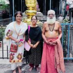 Rachana Narayanankutty Instagram – Had a beautiful Darshanam @srikalahastitemple with Amma and Acha 🤍🙏🏼 

(This is also the first #threadspic #threads #rachananarayanankutty )
