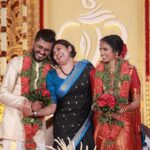 Rachana Narayanankutty Instagram – Happily Ever after 🤍🤍 I got one more little sister, Athira, as my little brother @sarath_r_nair_gvr Got Married .🤍🤍 #brothersisterlove #marriage #brothersmarriage Thank you @nithinnarayanan_ @vijeeshachoos for the beautiful clicks 🥰